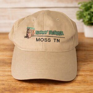 Birky Beaver Moss TN Beige Dad Hat Snapback One Size NWOT
